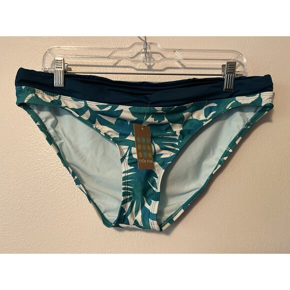 Title nine Other - Title Nine Lehua Full Coverage Bikini Bottoms Mid Rise Size Large Swim NWT
